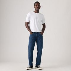 502™ Taper Linen+ Denim Men's Jeans — Part The Sea - Dark Wash 5