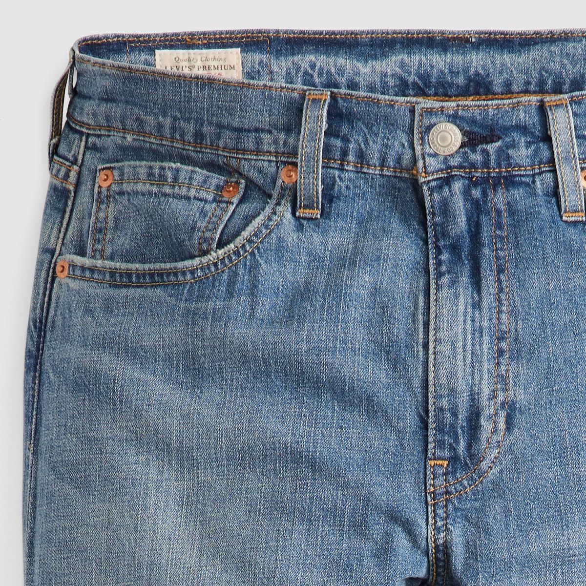 502™ Taper Linen+ Denim Men's Jeans — The New Blue - Medium Wash