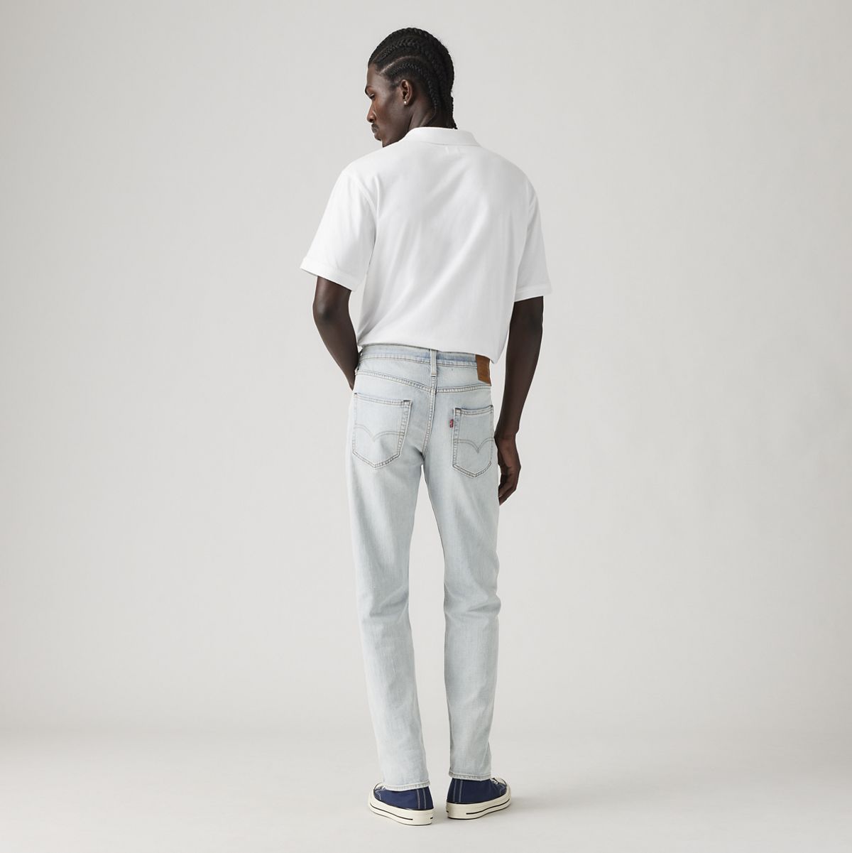 502™ Taper Linen+ Denim Men's Jeans — Pale Moonlight - Light Wash