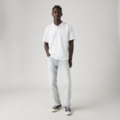 502™ Taper Linen+ Denim Men's Jeans — Pale Moonlight - Light Wash 1