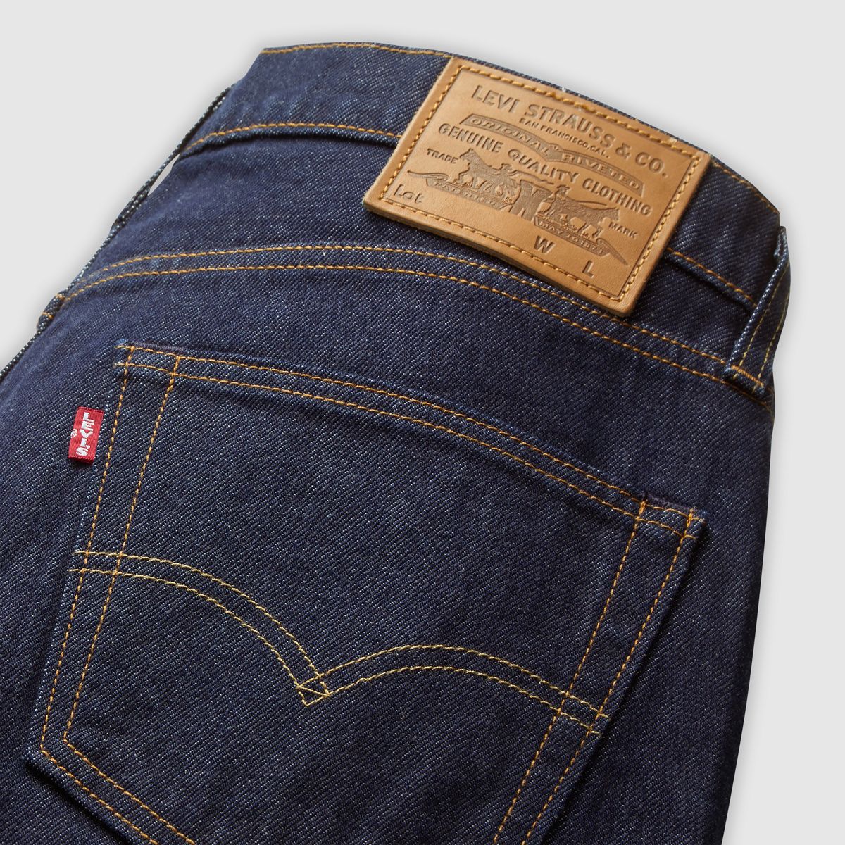 502™ Taper Selvedge Men's Jeans — Don't Be So Rigid - Dark Wash