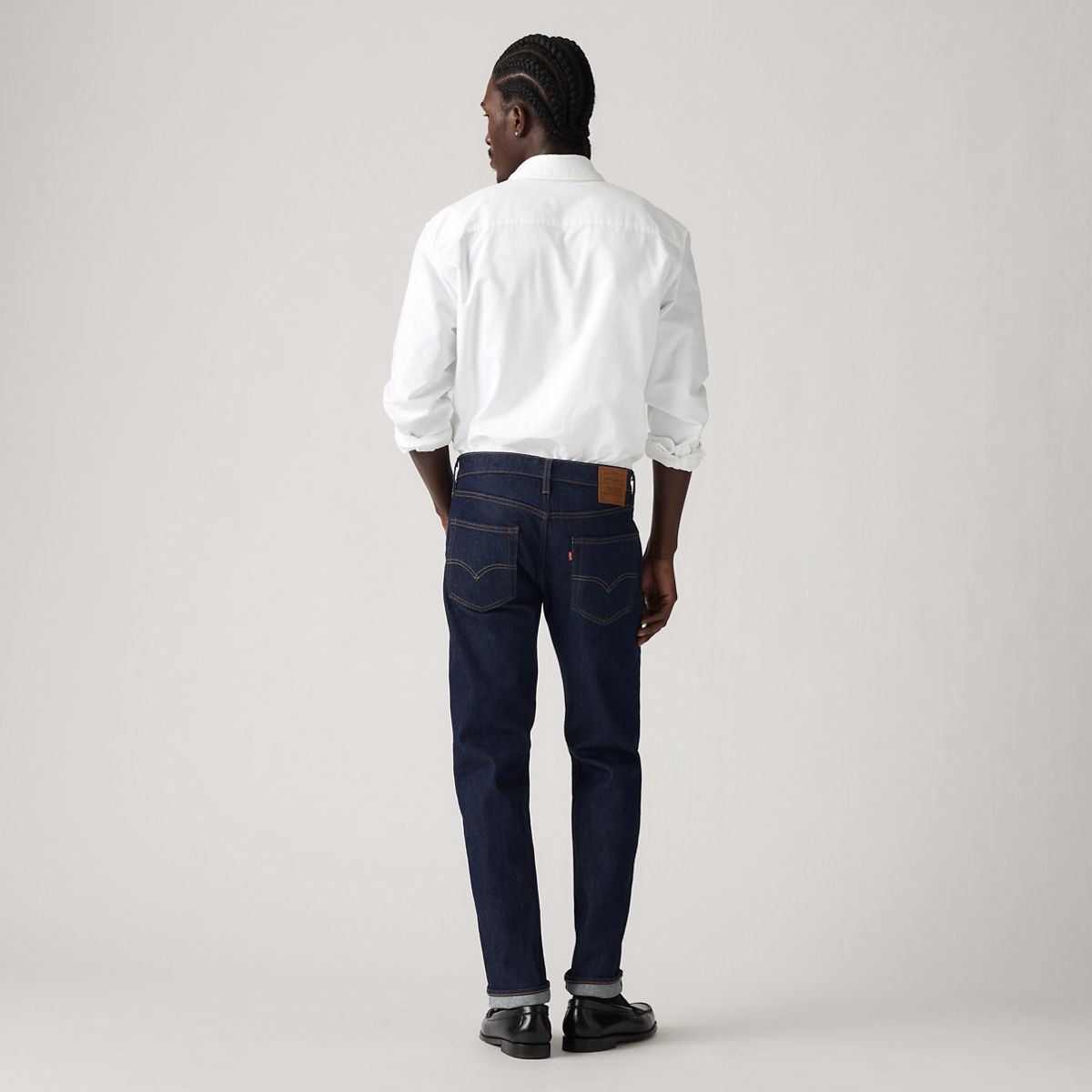 502™ Taper Selvedge Men's Jeans — Don't Be So Rigid - Dark Wash