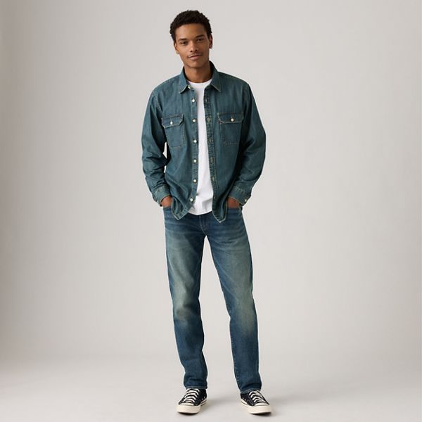 502™ Taper Selvedge Men's Jeans — Music To My Ears Selvedge - Dark Wash