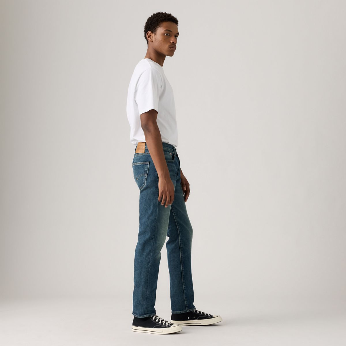502™ Taper Selvedge Men's Jeans — Music To My Ears Selvedge - Dark Wash