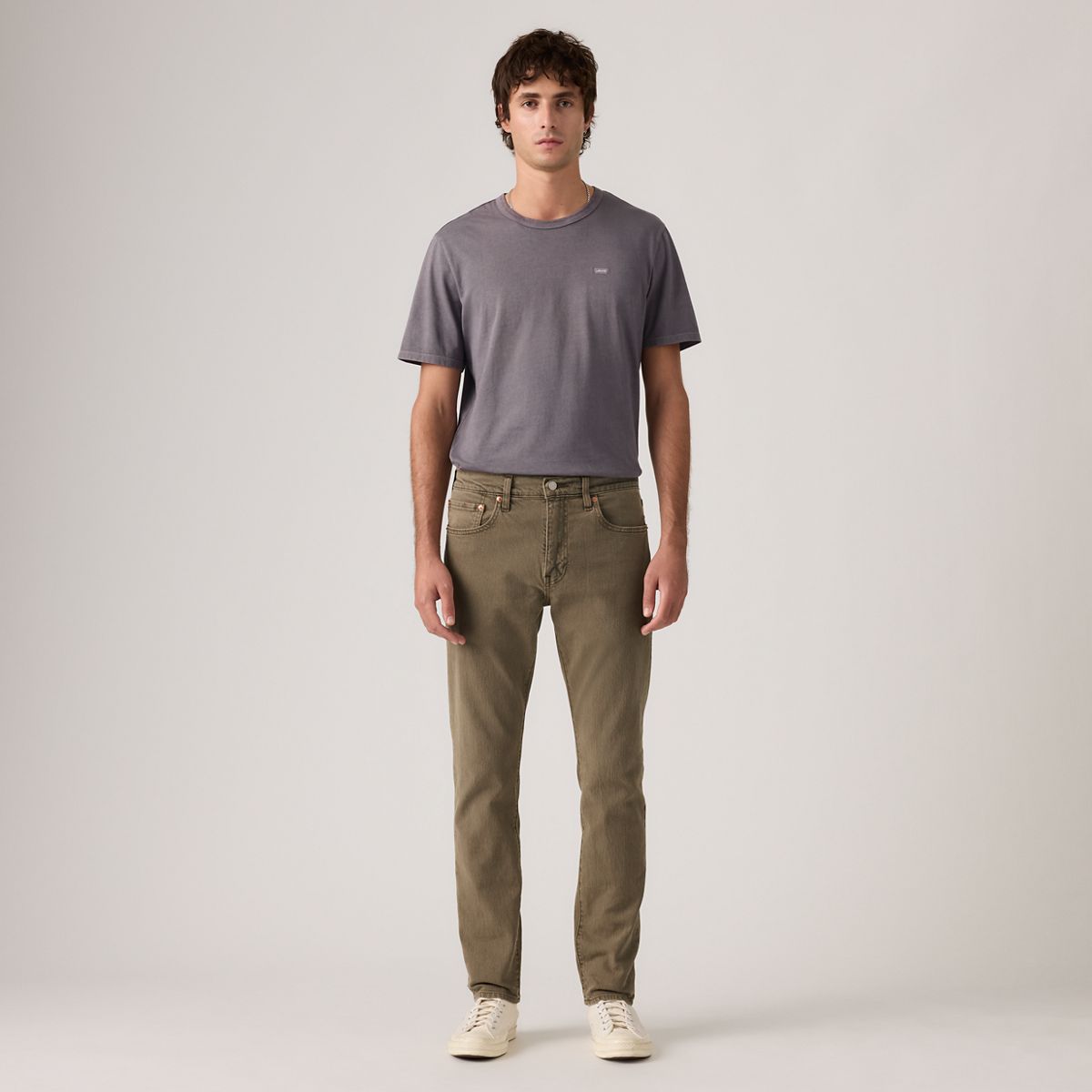 502™ Taper Selvedge Men's Jeans — Shitake Garment Dye - Brown