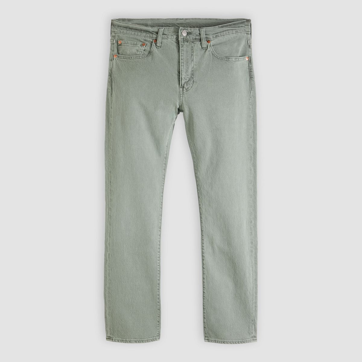 502™ Taper Selvedge Men's Jeans — Tumbled Sea Glass Garment Dye - Green
