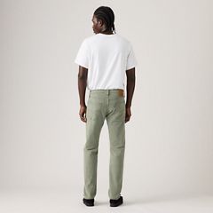 502™ Taper Selvedge Men's Jeans — Tumbled Sea Glass Garment Dye - Green 3