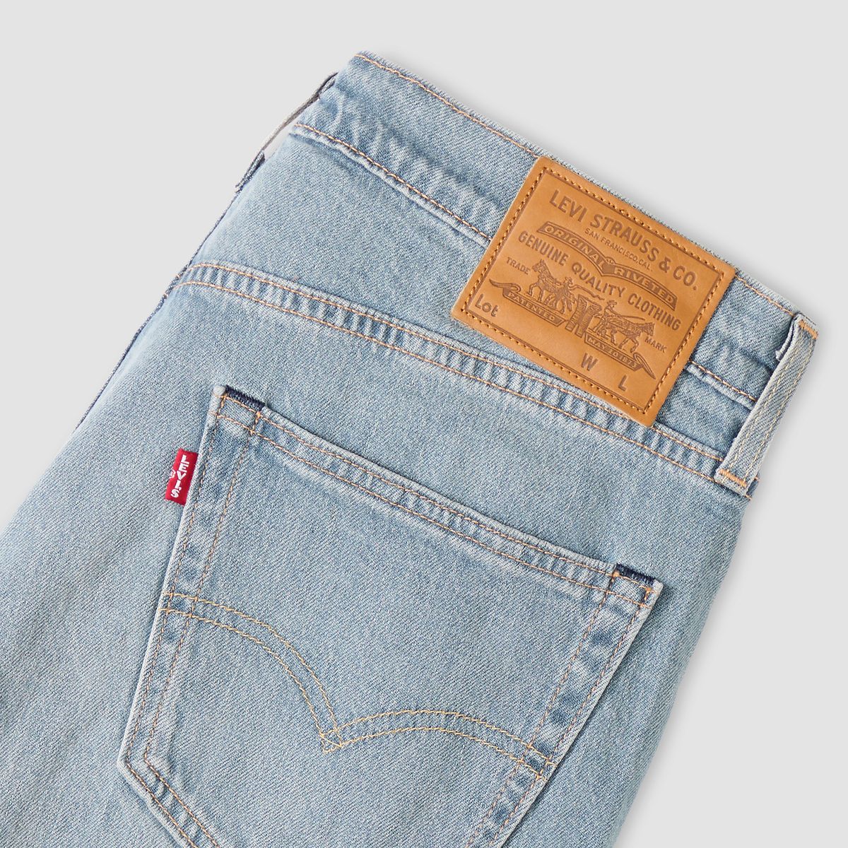 502™ Taper Selvedge Men's Jeans — Silent Echo - Medium Wash