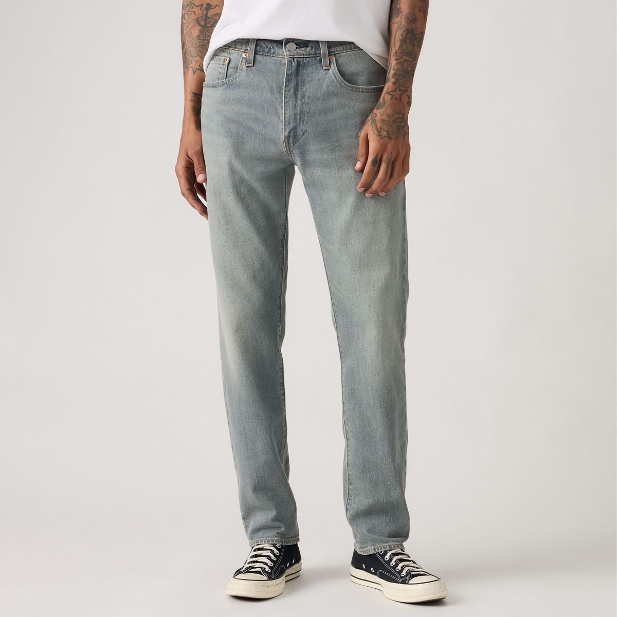 502™ Taper Selvedge Men's Jeans — Silent Echo - Medium Wash