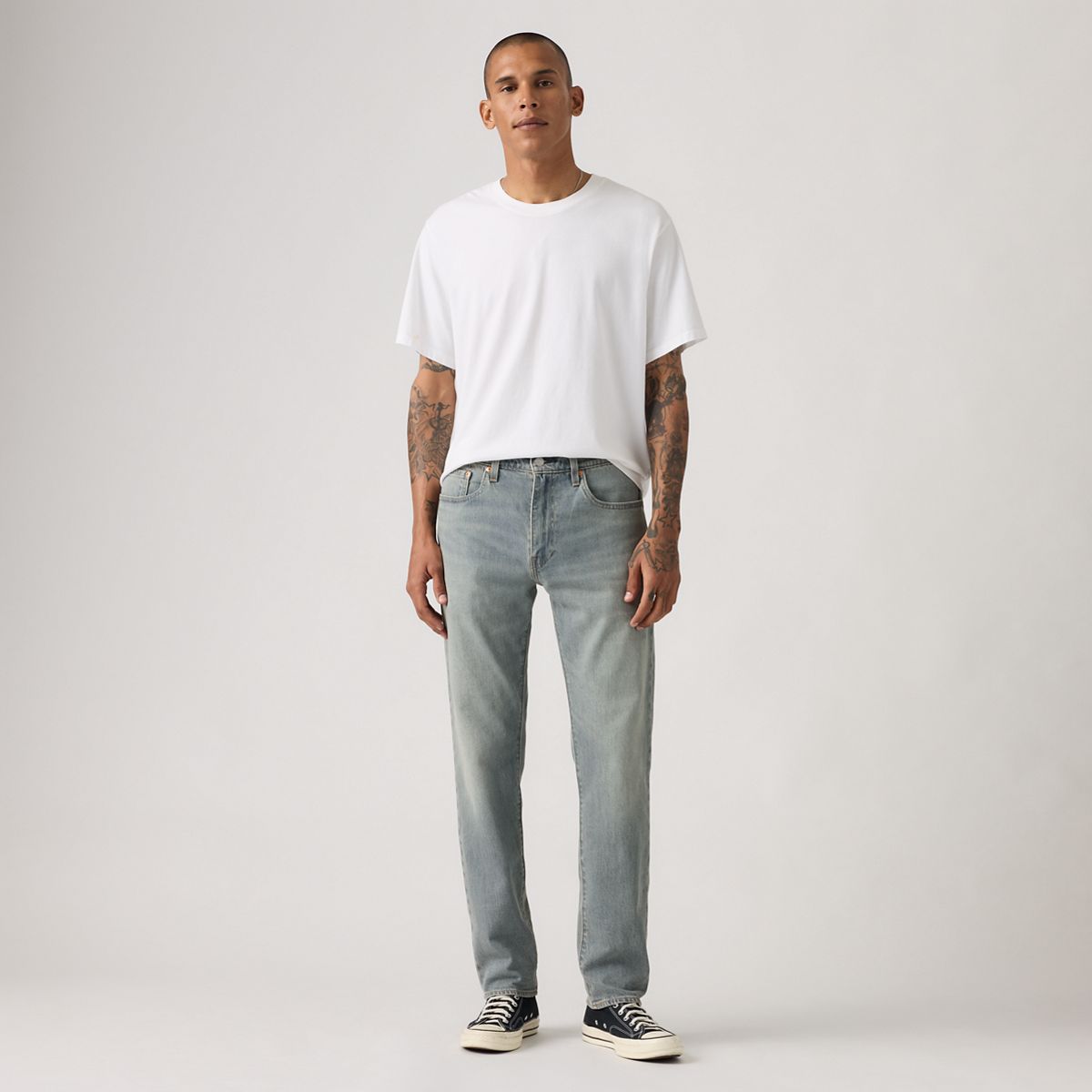 502™ Taper Selvedge Men's Jeans — Silent Echo - Medium Wash