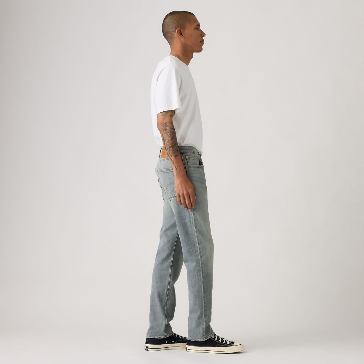 502™ Taper Selvedge Men's Jeans — Silent Echo - Medium Wash
