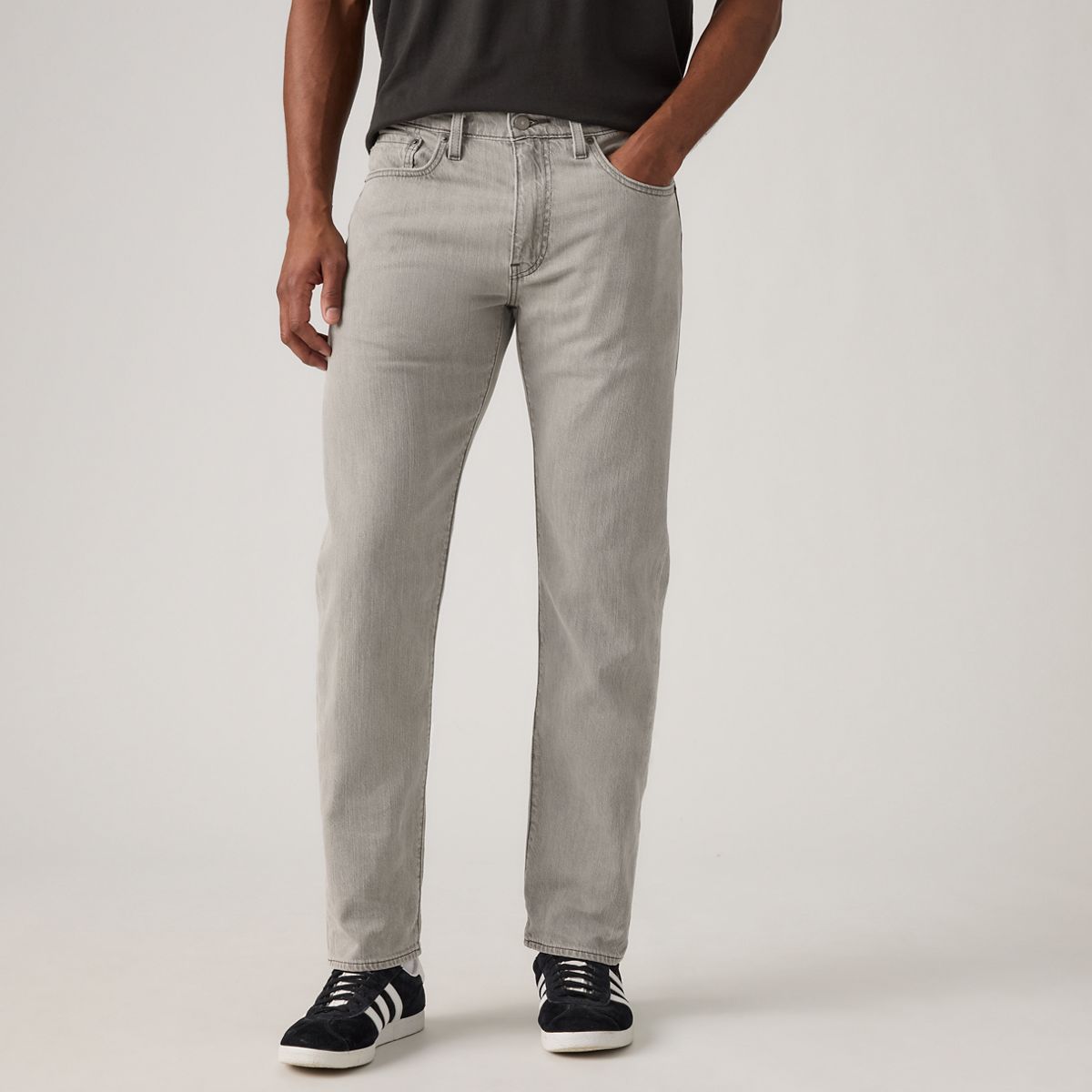 502™ Taper Selvedge Men's Jeans — Silver Haze Lightwieght - Grey