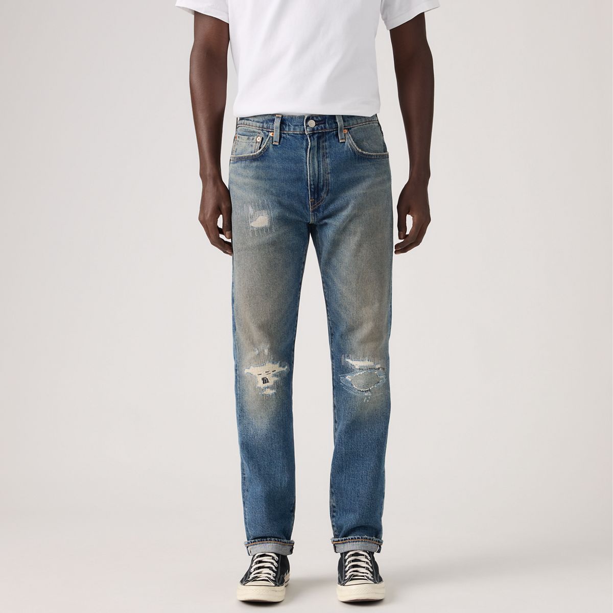 502™ Taper Selvedge Men's Jeans — All The Best Selvedge - Medium Wash