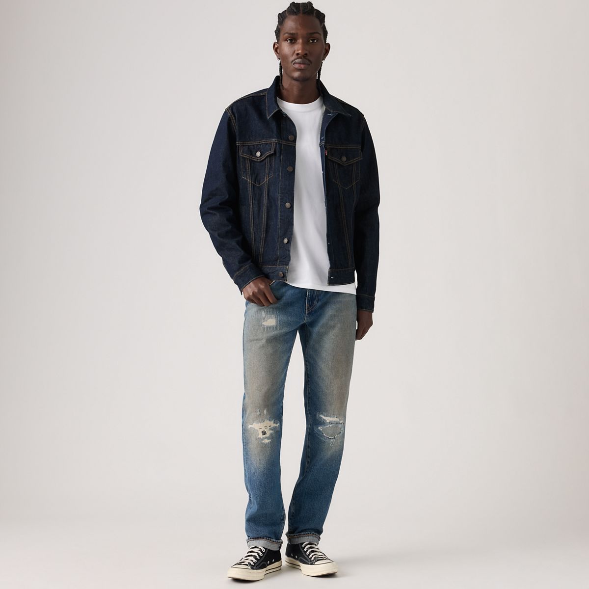 502™ Taper Selvedge Men's Jeans — All The Best Selvedge - Medium Wash