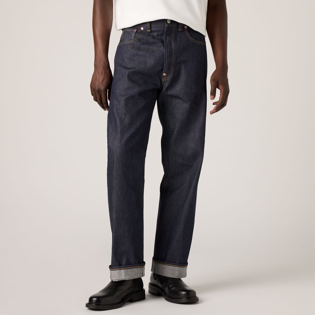 1933 501® Original Selvedge Men's Jeans — Rigid Selvedge - Dark Wash