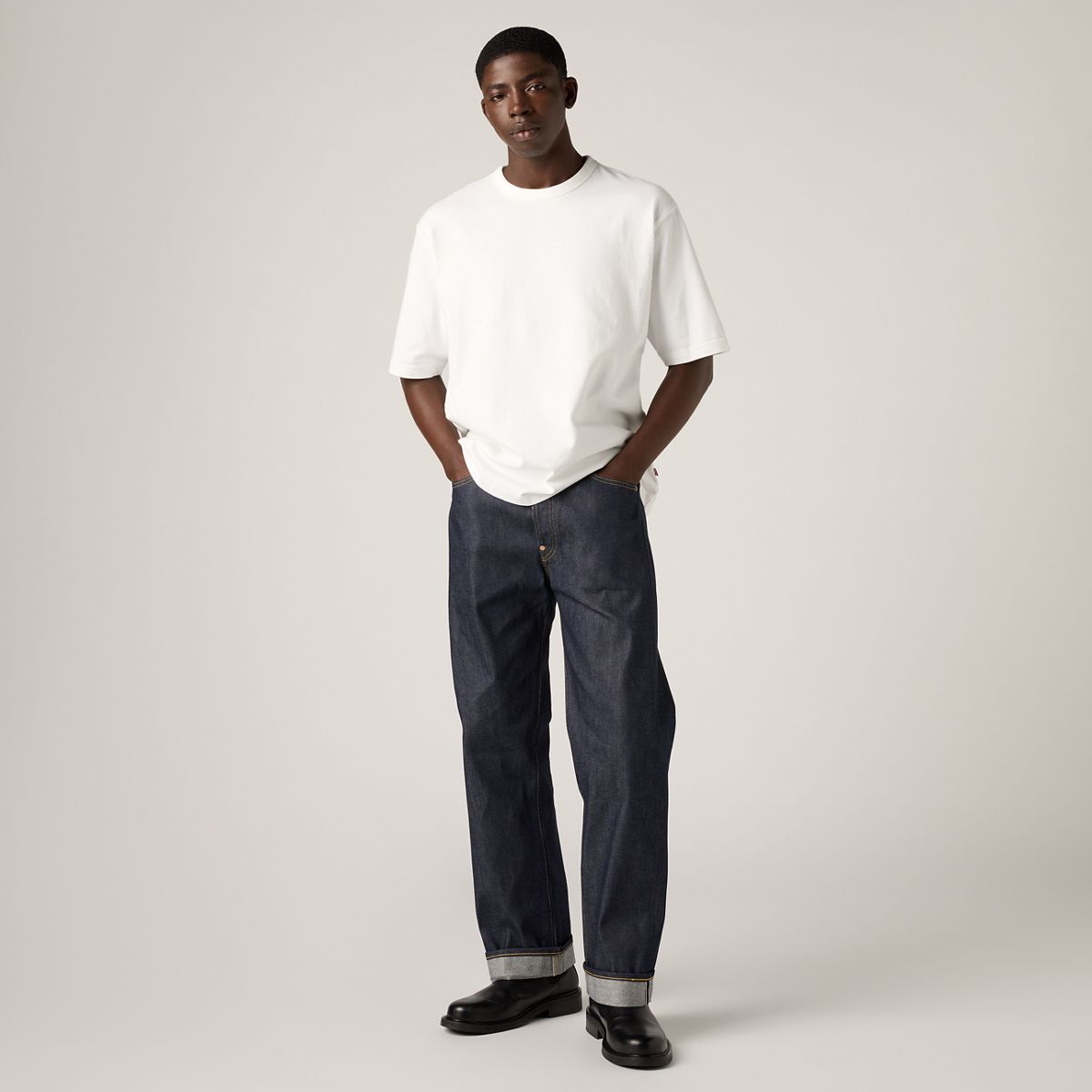 1933 501® Original Selvedge Men's Jeans — Rigid Selvedge - Dark Wash