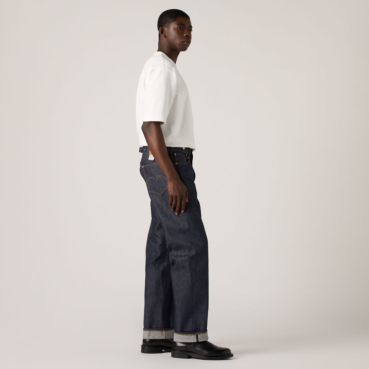 1933 501® Original Selvedge Men's Jeans — Rigid Selvedge - Dark Wash