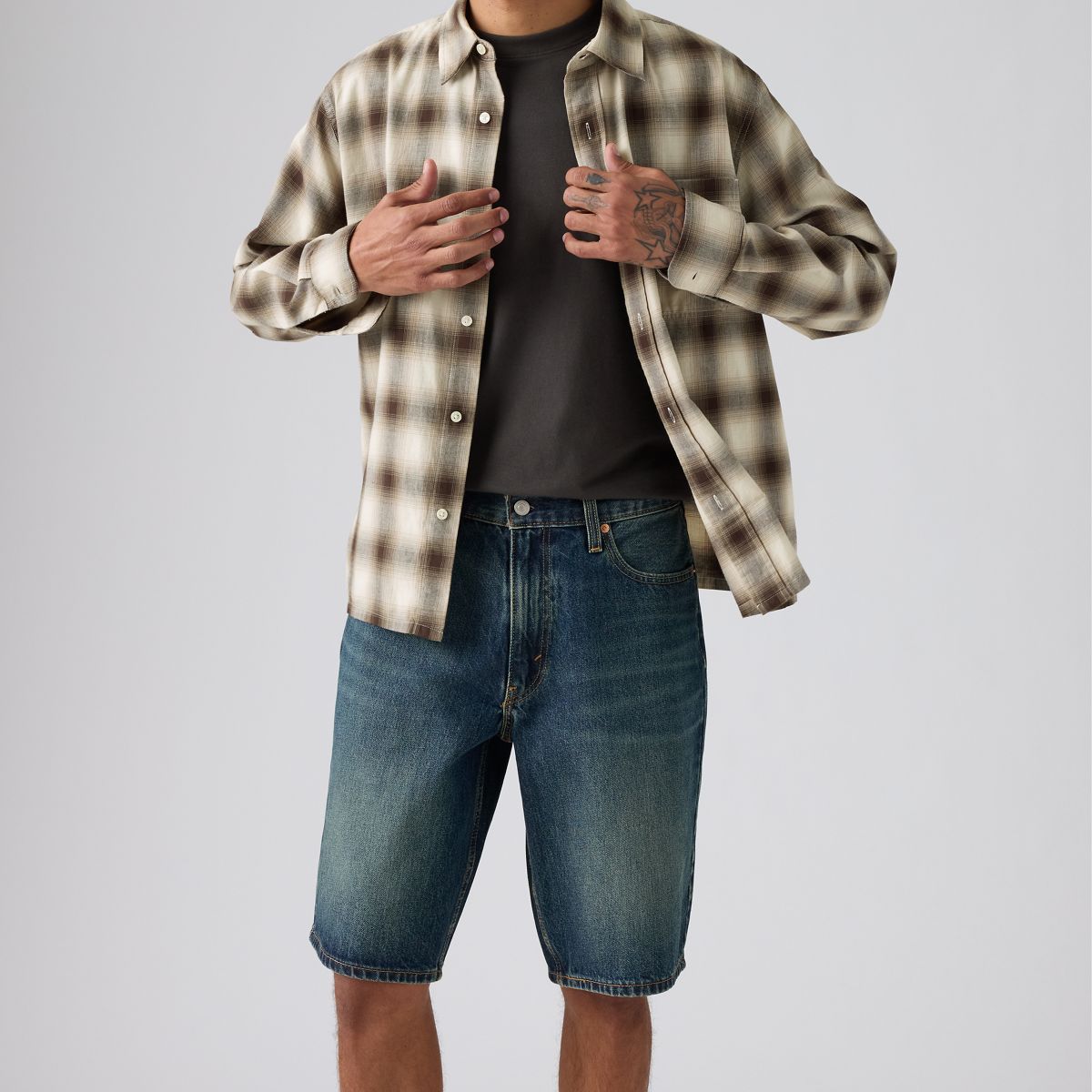 469 Loose 12" Men's Shorts — Vintage Story - Dark Wash