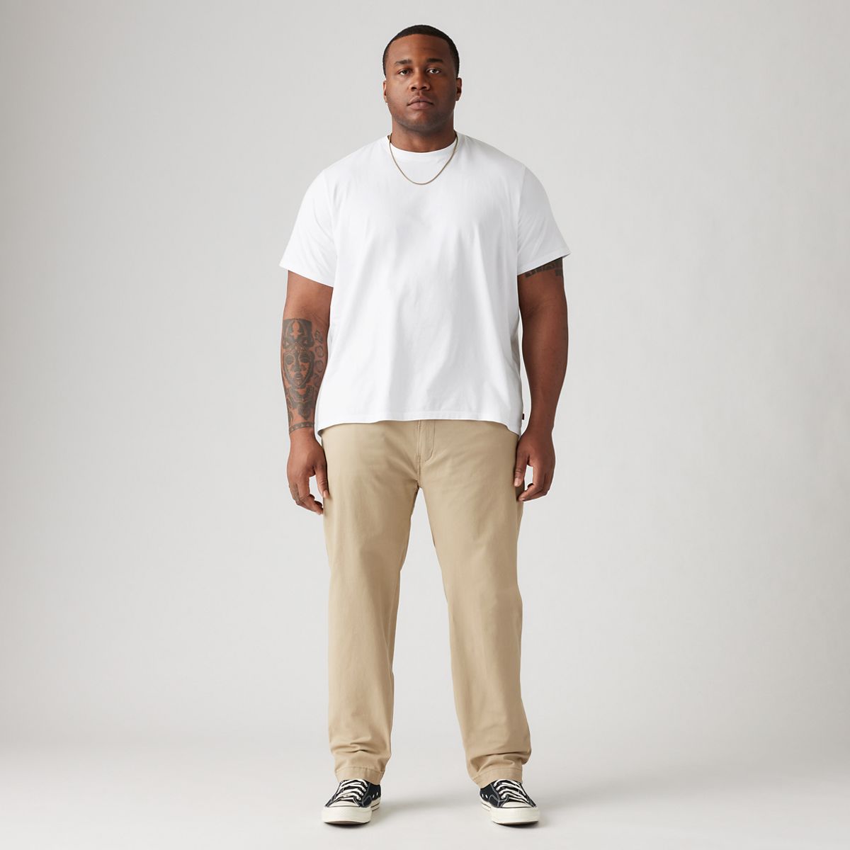 XX Chino Standard Taper Pants (Big & Tall) — True Chino - Brown