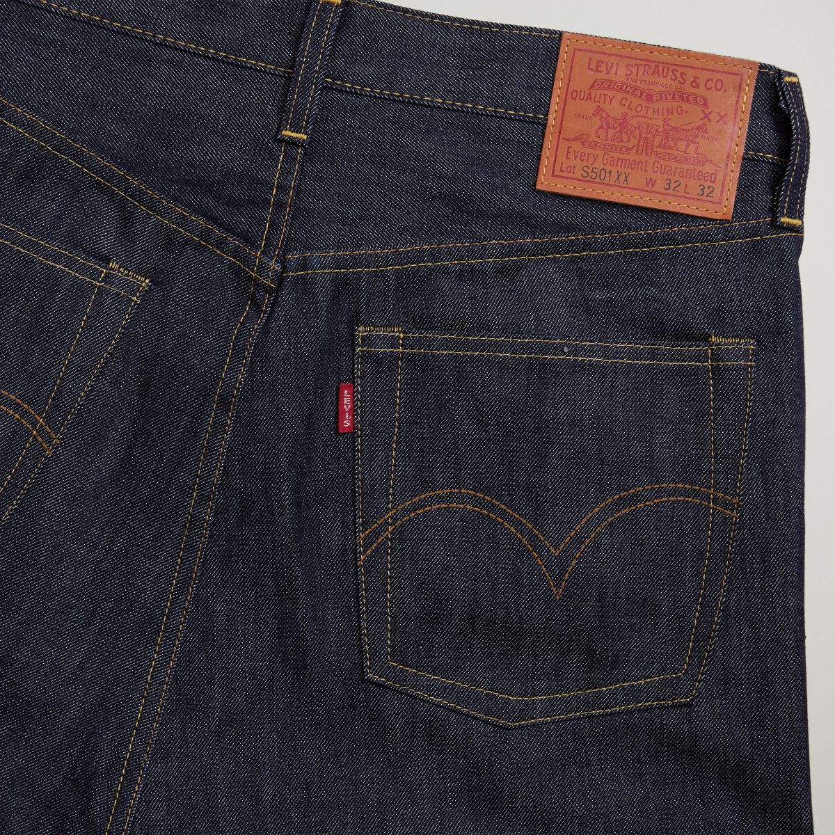 1944 501® Original Selvedge Men's Jeans — Dark Indigo Organic - Dark Wash