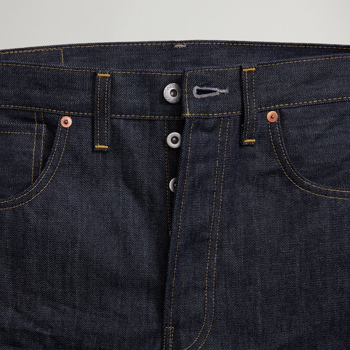 1944 501® Original Selvedge Men's Jeans — Dark Indigo Organic - Dark Wash
