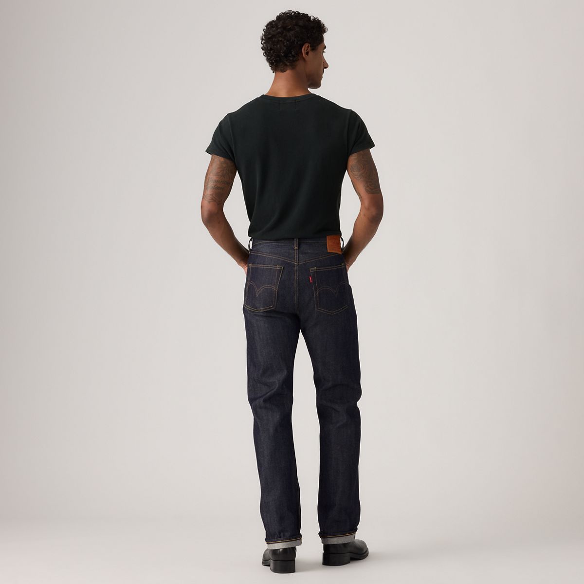 1944 501® Original Selvedge Men's Jeans — Dark Indigo Organic - Dark Wash