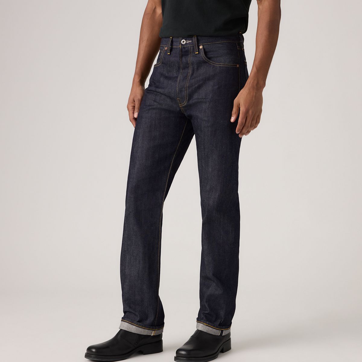 1944 501® Original Selvedge Men's Jeans — Dark Indigo Organic - Dark Wash