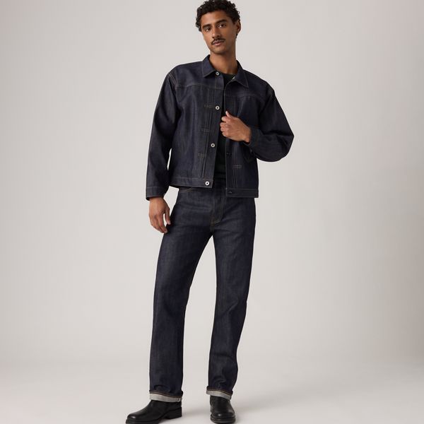 1944 501® Original Selvedge Men's Jeans — Dark Indigo Organic - Dark Wash
