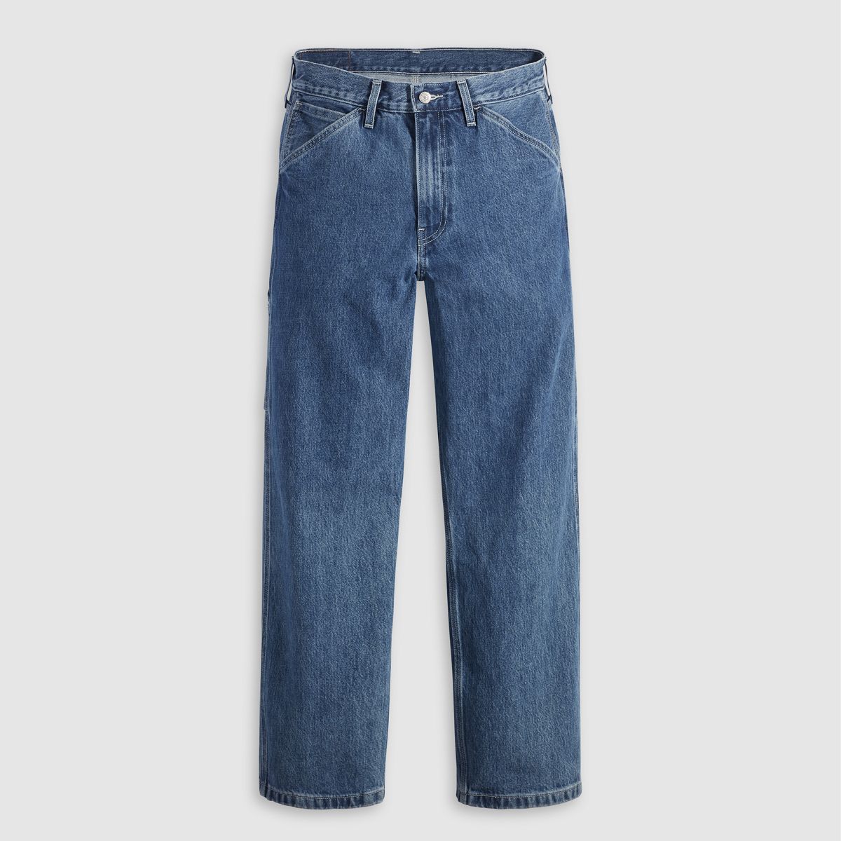 568™ Loose Straight Carpenter Men's Jeans — Safe In Charm - Medium Wash - Non-Stretch