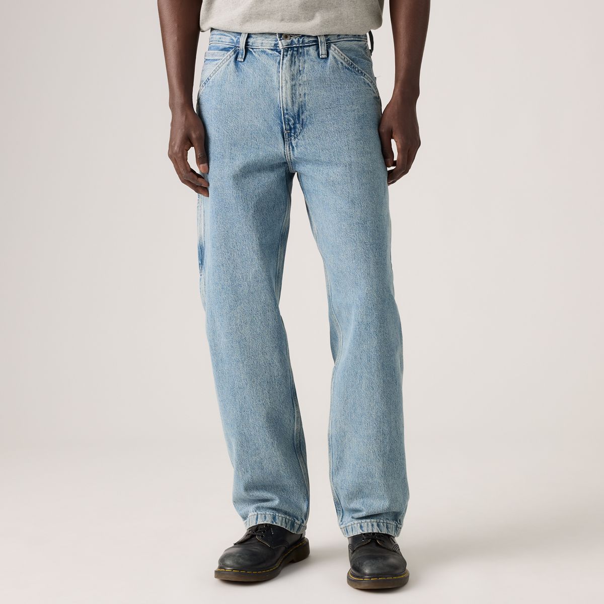 568™ Loose Straight Carpenter Men's Jeans — Put In Work - Medium Wash
