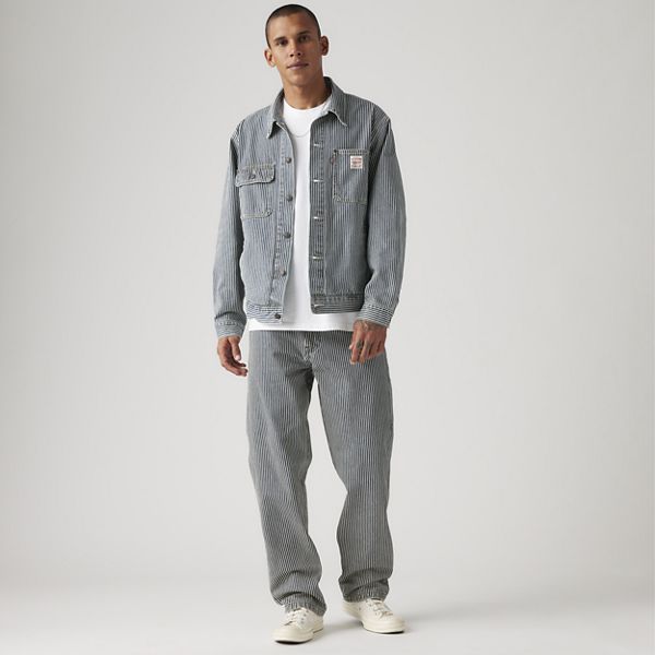 568™ Loose Straight Carpenter Men's Jeans — Aged RR Stripe - Medium Wash