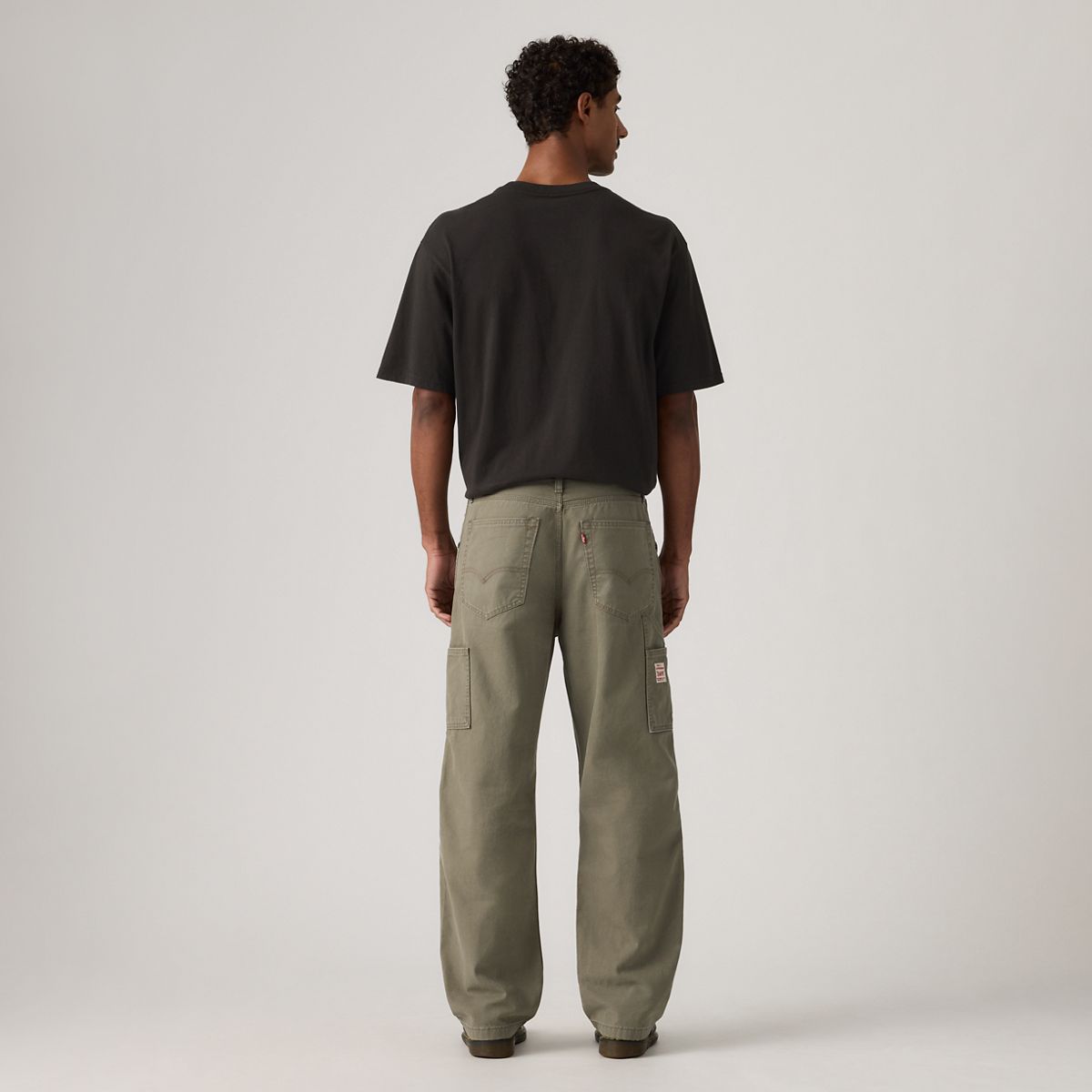 568™ Loose Straight Carpenter Men's Jeans — Dried Oregano Lightweight Canvas - Green