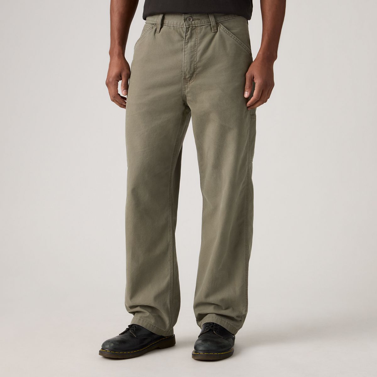 568™ Loose Straight Carpenter Men's Jeans — Dried Oregano Lightweight Canvas - Green
