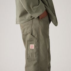 568™ Loose Straight Carpenter Men's Jeans — Dried Oregano Lightweight Canvas - Green 3