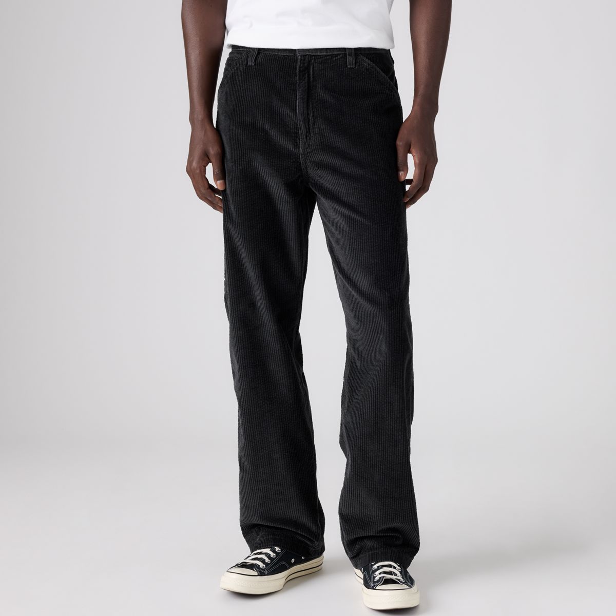 568™ Loose Straight Corduroy Carpenter Men's Jeans — Perfect Storm - Black