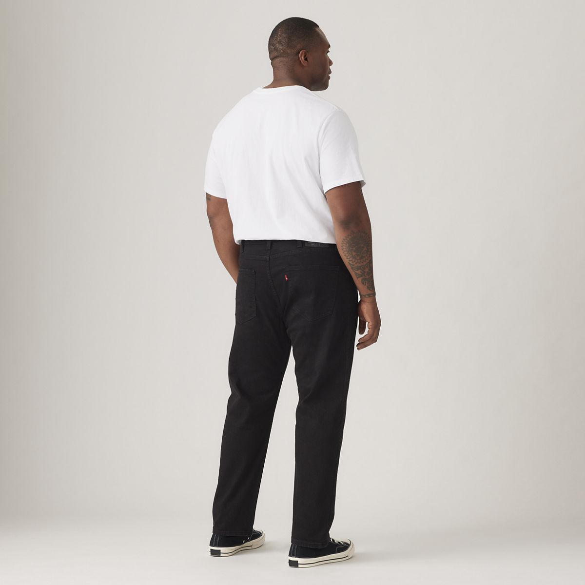 502™ Taper Men's Jeans (Big & Tall) — Native Cali - Black