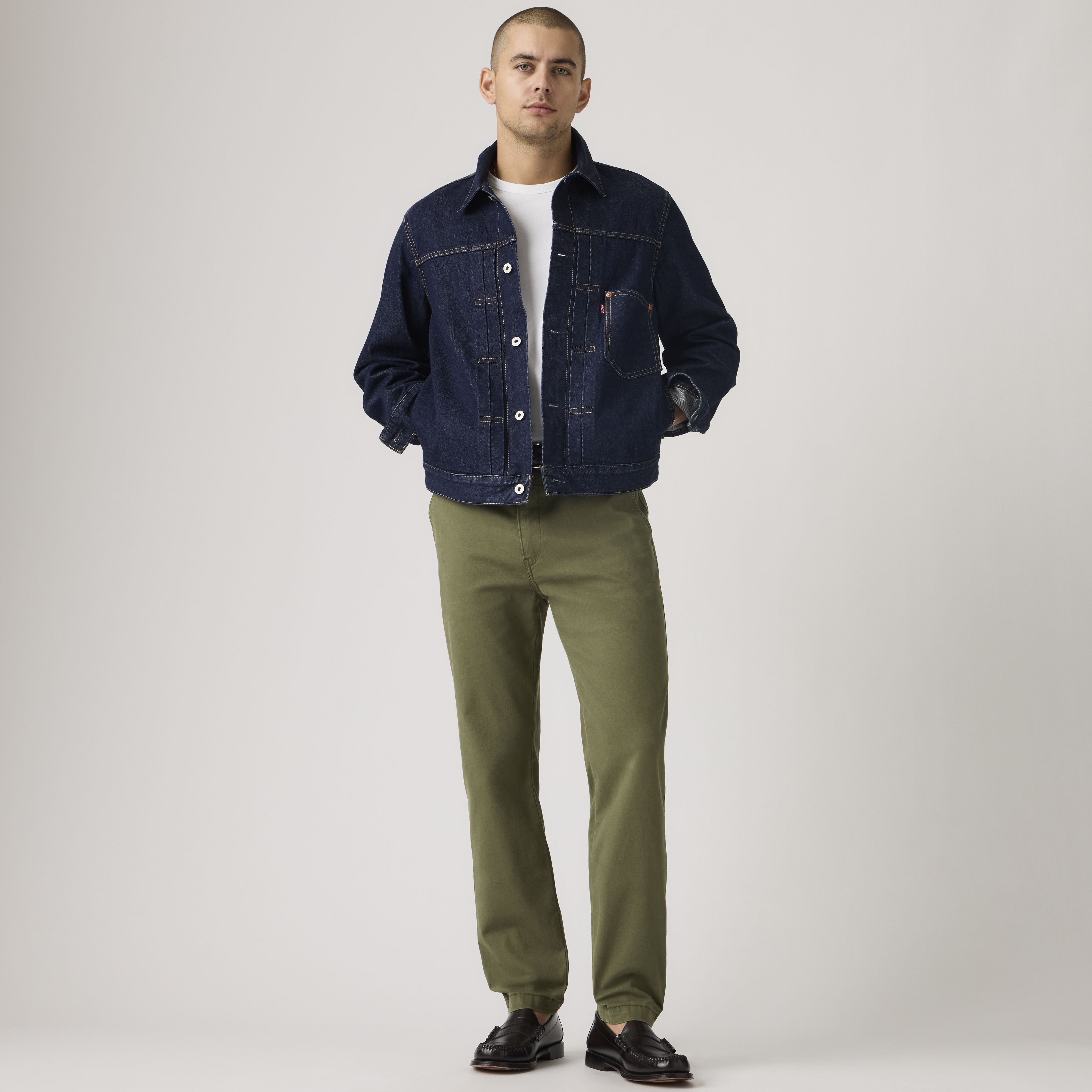 Indsnævrede XX chinobukser med almindelig pasform 1