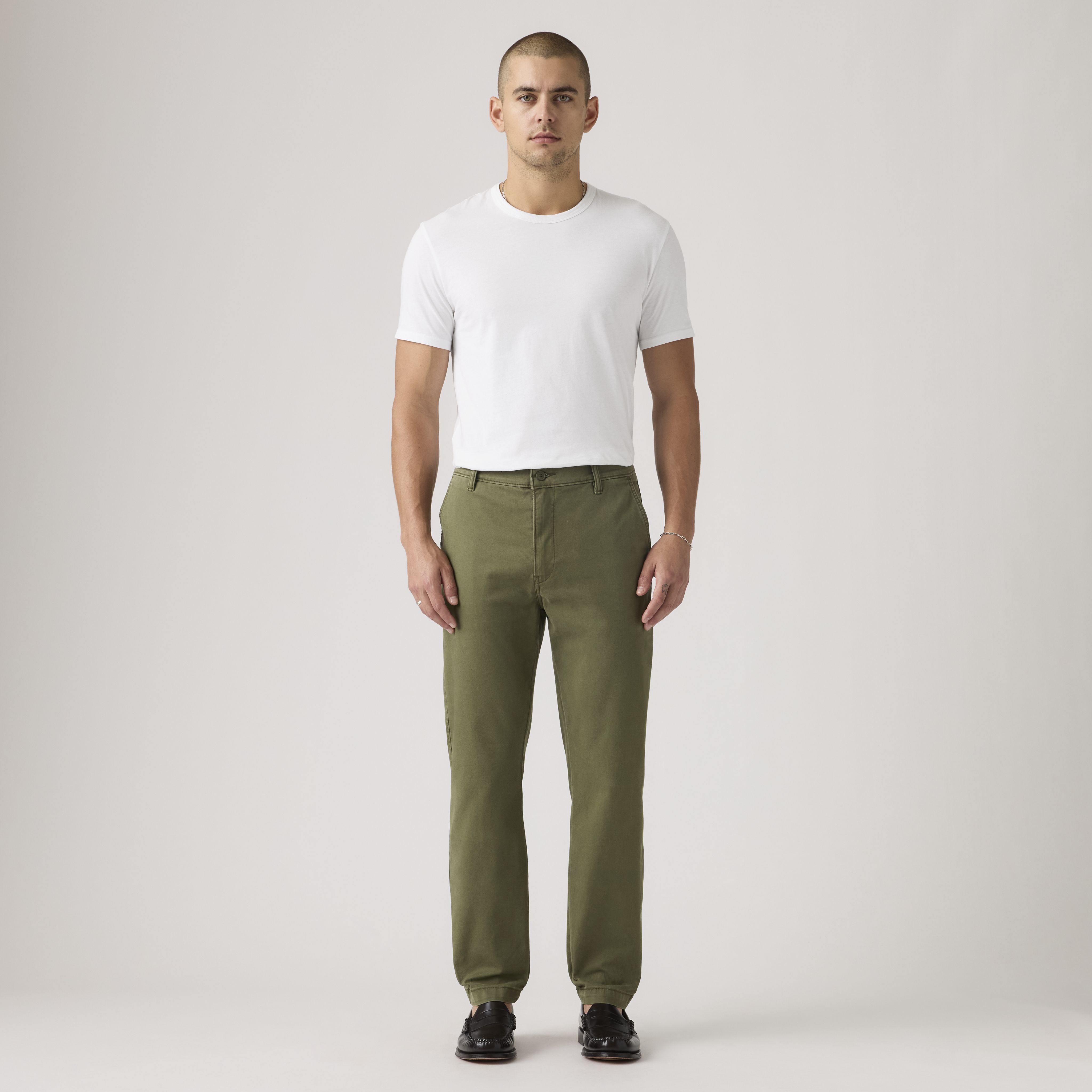 Indsnævrede XX chinobukser med almindelig pasform 5