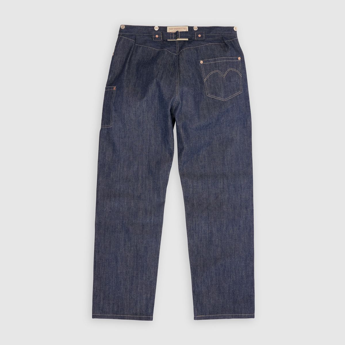 Levi's® Vintage Clothing 1870's Nevada Overalls — Rigid BTM - Blue