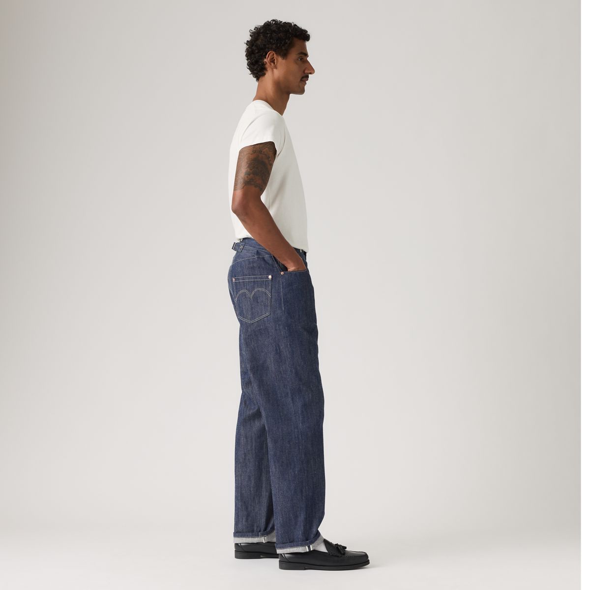 Levi's® Vintage Clothing 1870's Nevada Overalls — Rigid BTM - Blue