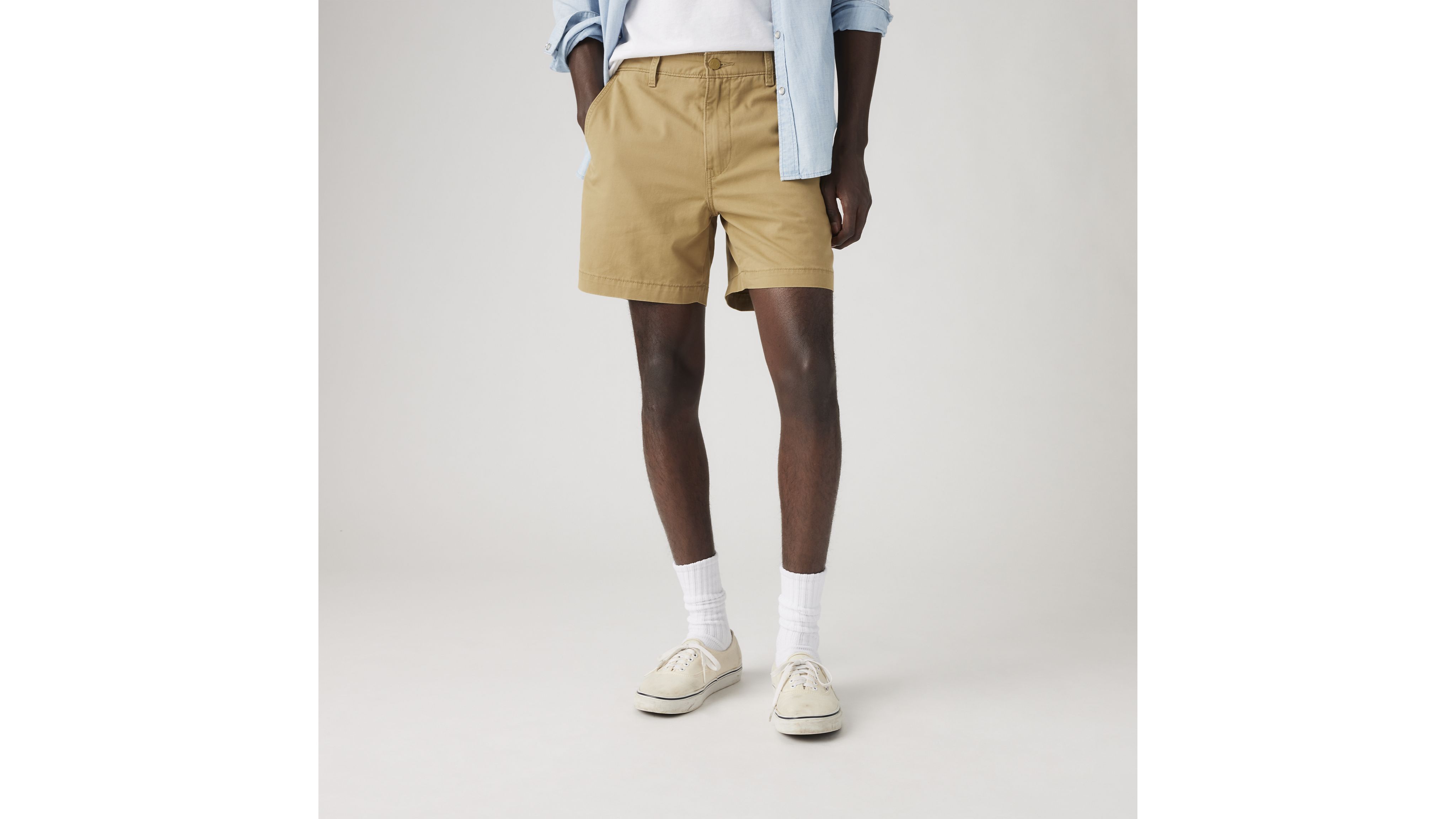 新品未使用❗5Sliming Shorts EX ひざ丈  ベージュ サイズ82 Xx Chino Authentic 6