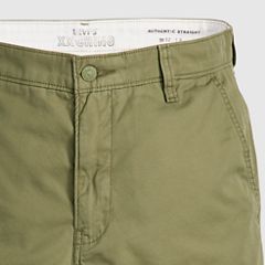XX Chino Authentic Relaxed Seersucker 8" Men's Shorts — Deep Lichen Green - Green 7