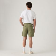 XX Chino Authentic Relaxed Seersucker 8" Men's Shorts — Deep Lichen Green - Green 3