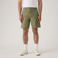 XX Chino Authentic Relaxed Seersucker 8" Men's Shorts — Deep Lichen Green - Green 2