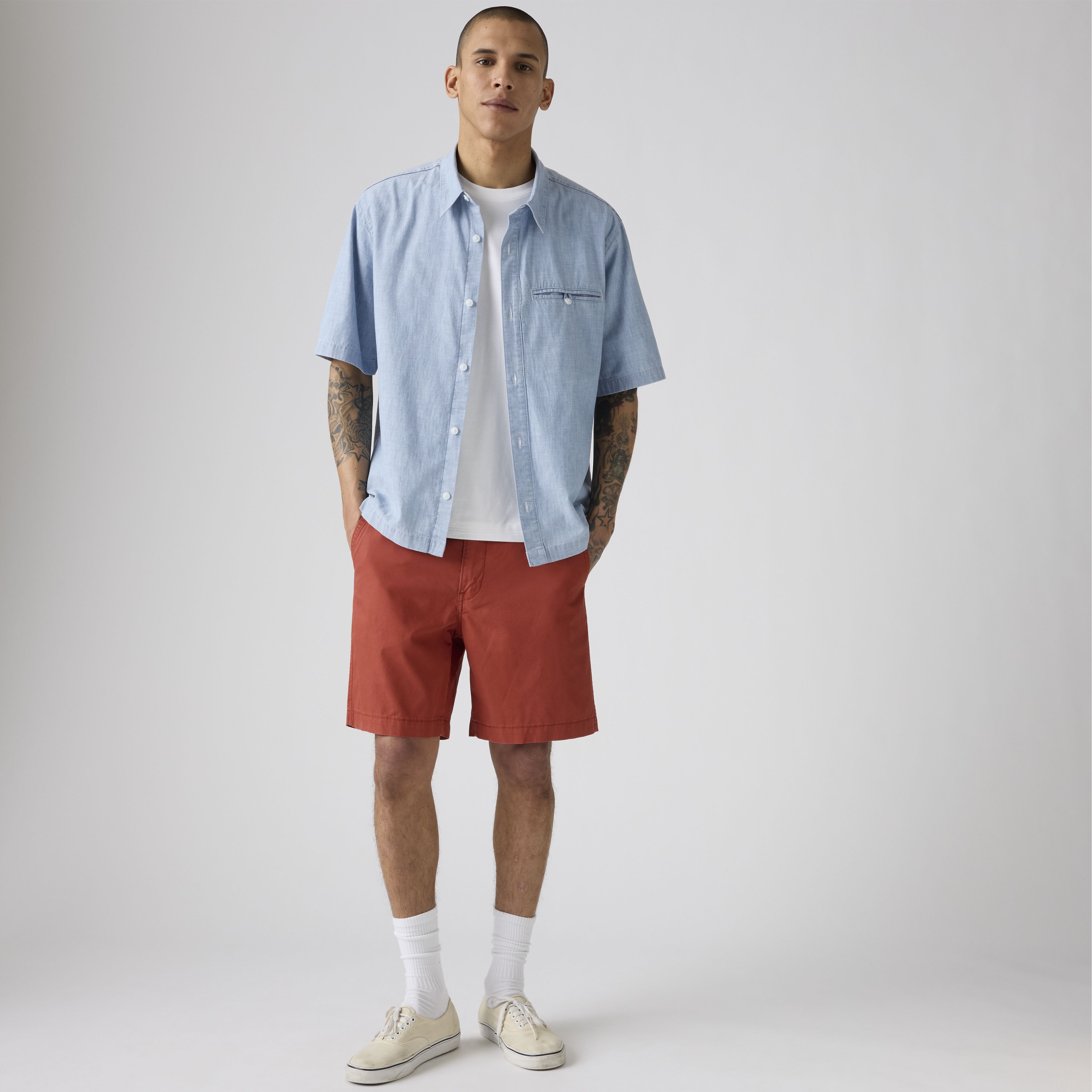 XX Chino Authentic Relaxed 8" Lightweight Twill Men's Shorts 1