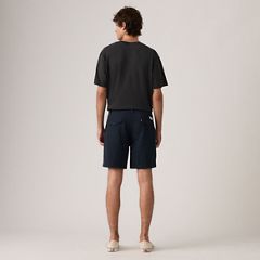 XX Chino Authentic Relaxed Seersucker 8" Men's Shorts — Cadiz Plaid Navy Plaid Seersucker - Blue 3