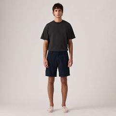 XX Chino Authentic Relaxed Seersucker 8" Men's Shorts — Cadiz Plaid Navy Plaid Seersucker - Blue 5
