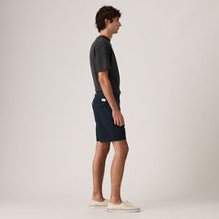 XX Chino Authentic Relaxed Seersucker 8" Men's Shorts — Cadiz Plaid Navy Plaid Seersucker - Blue 4