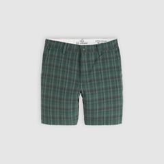 XX Chino Authentic Relaxed Seersucker 8" Men's Shorts — Wyatt Plaid Vintage Teal - Multi-Color 6