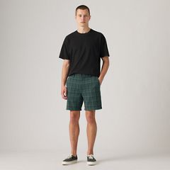 XX Chino Authentic Relaxed Seersucker 8" Men's Shorts — Wyatt Plaid Vintage Teal - Multi-Color 5